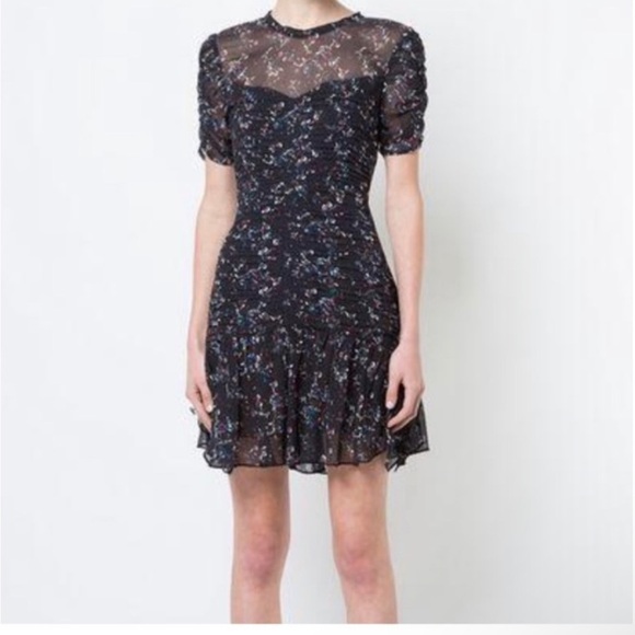 Tanya Taylor Silk Carti Dress 🖤 sz 8 - Picture 5 of 11